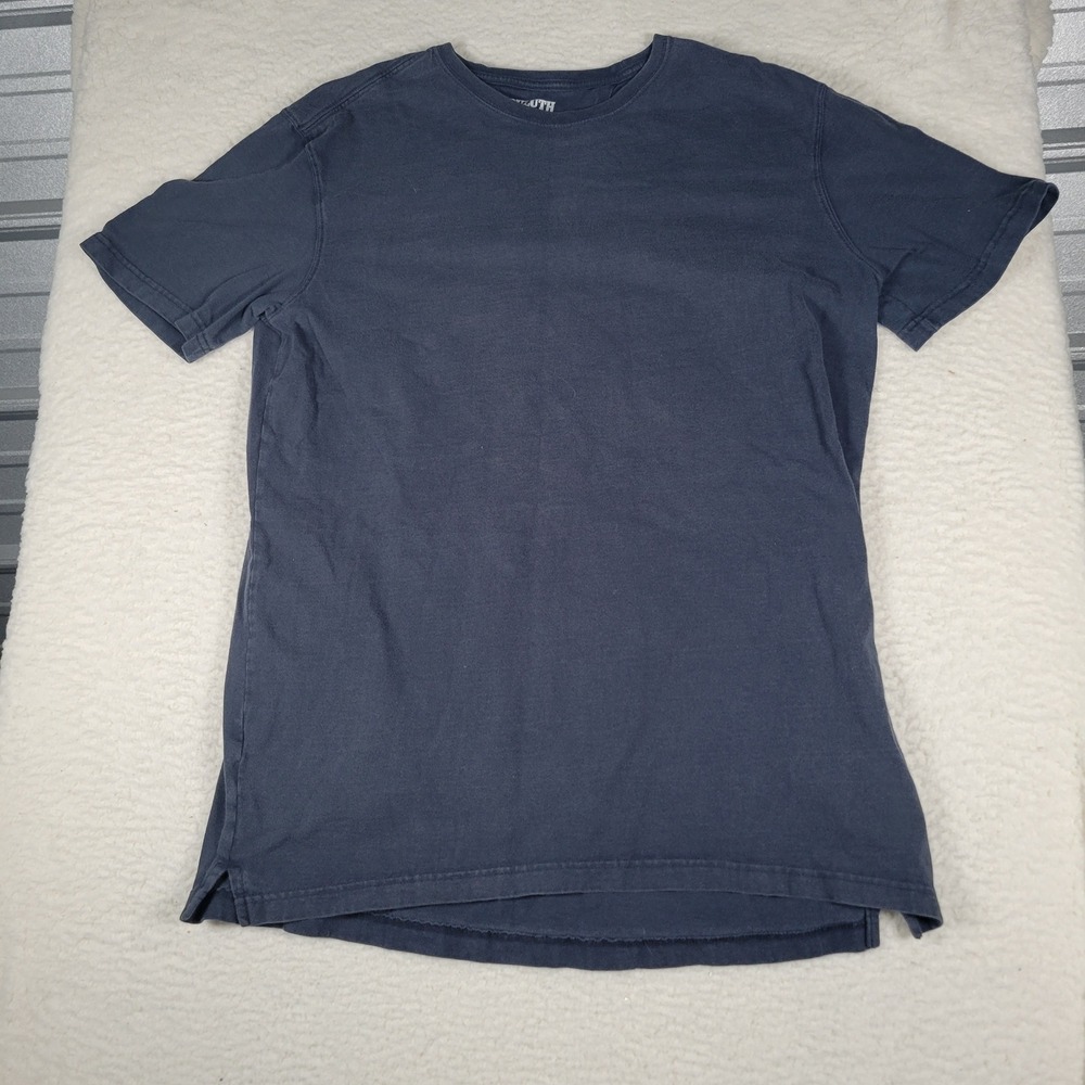 Duluth Trading Co T-Shirt Mens Large Navy Blue Longtail T Standard Fit 3237-52